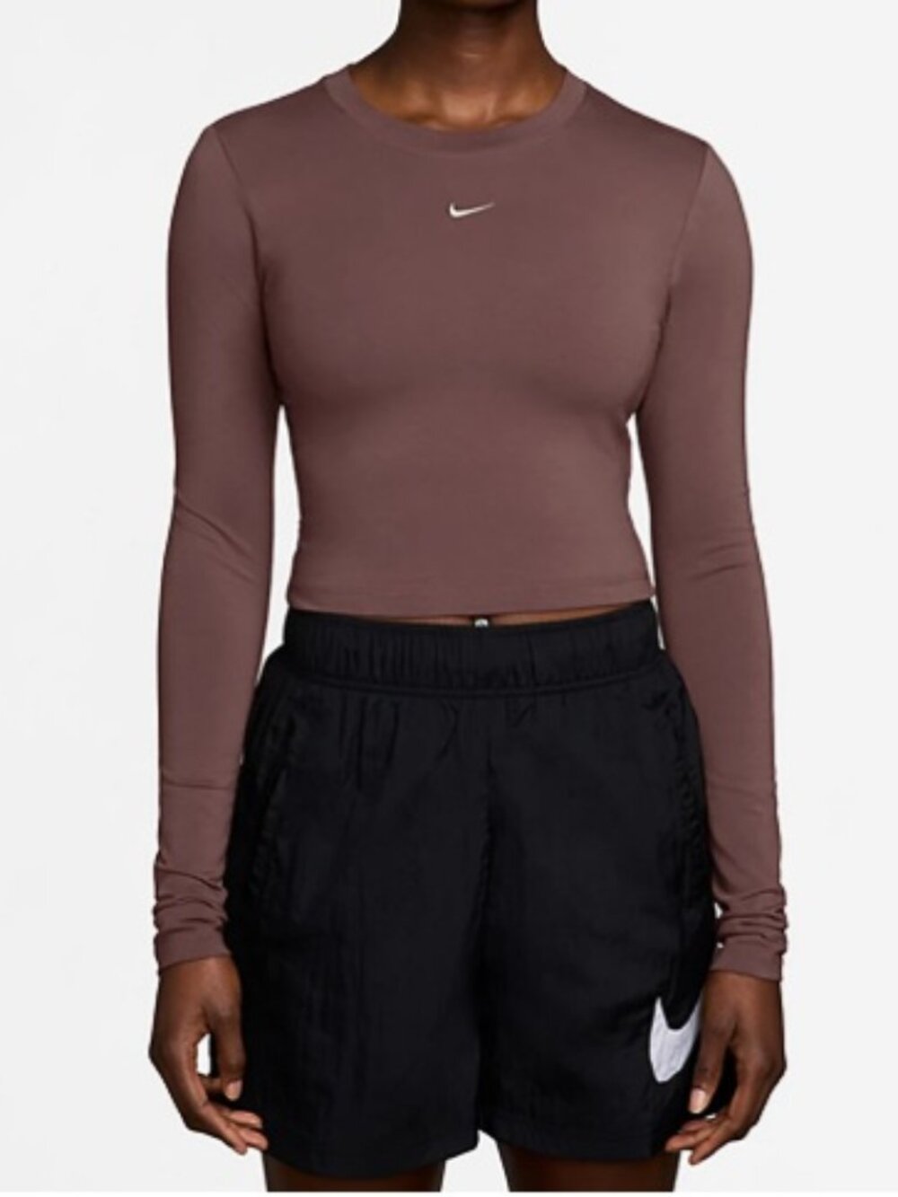Nike Women's Chill Knit Crop Long Sleeve XS